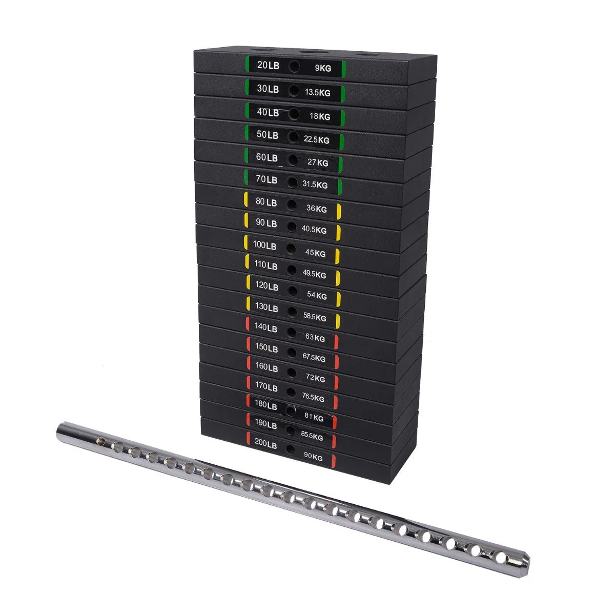 Weight Stack Set 190 lbs. - Image 3